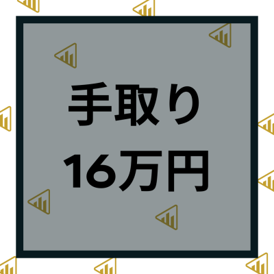 手取り16万